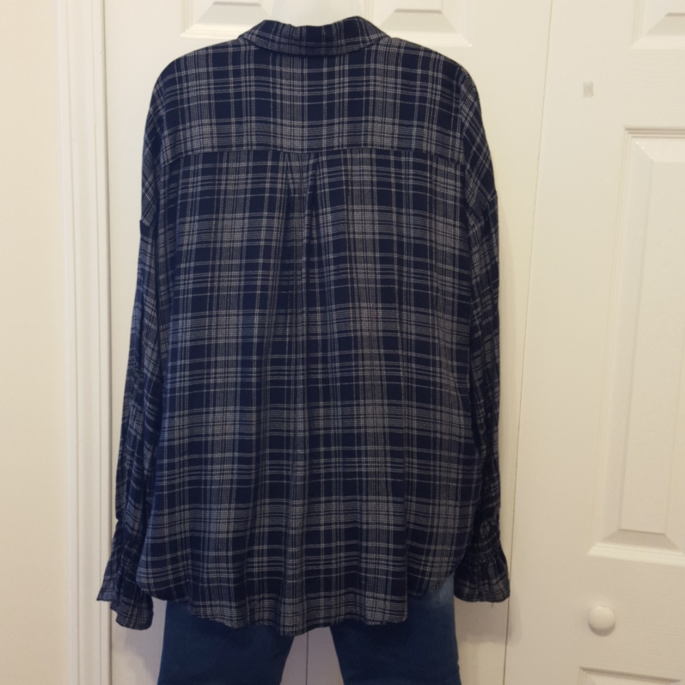 EAM button down top NWOT - Picture 2 of 7